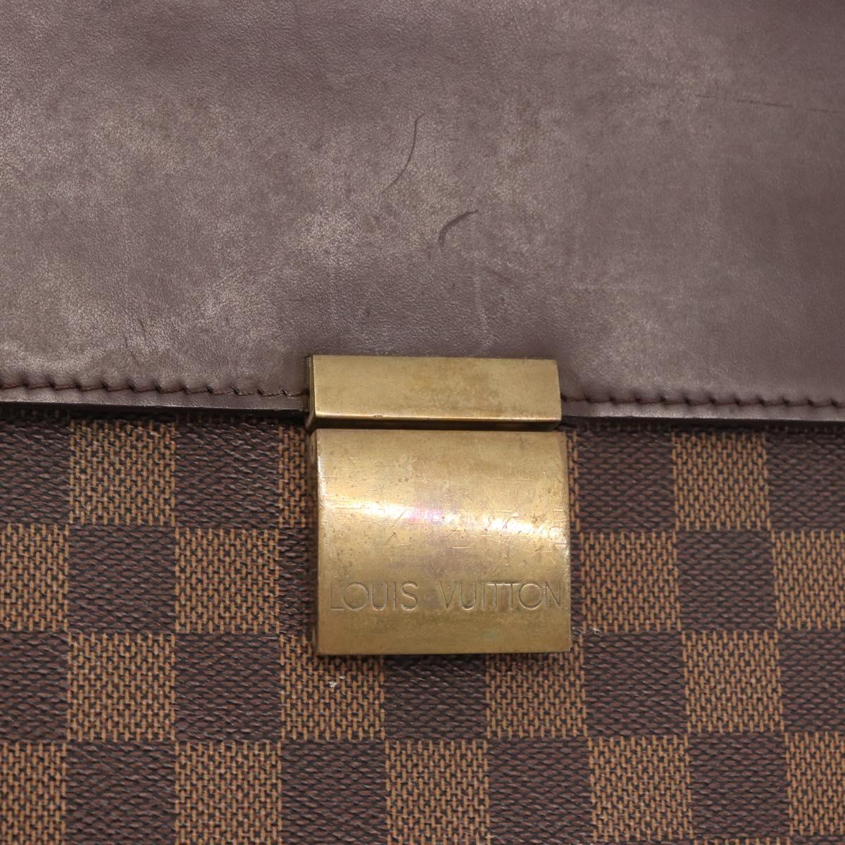 LOUIS VUITTON Damier Ebene Altona PM Briefcase N53315 LV Auth 189379