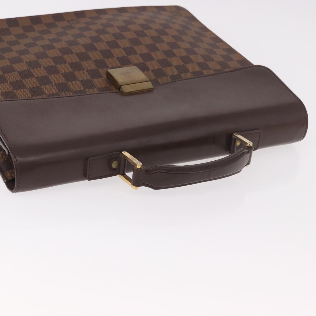 LOUIS VUITTON Damier Ebene Altona PM Briefcase N53315 LV Auth 189379