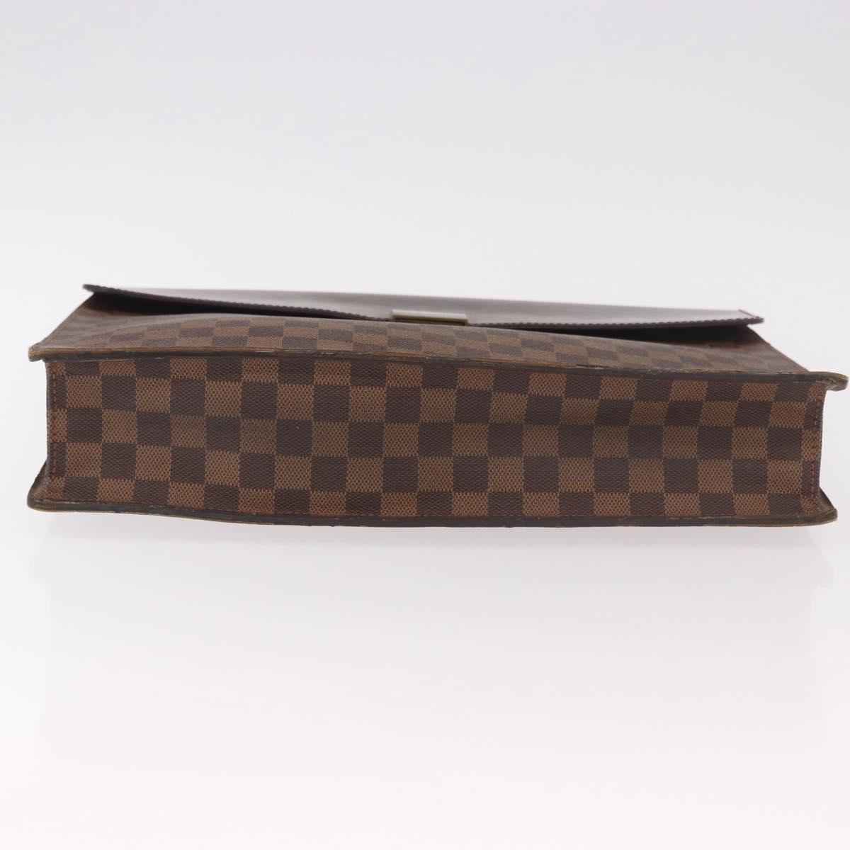 LOUIS VUITTON Damier Ebene Altona PM Briefcase N53315 LV Auth 189379