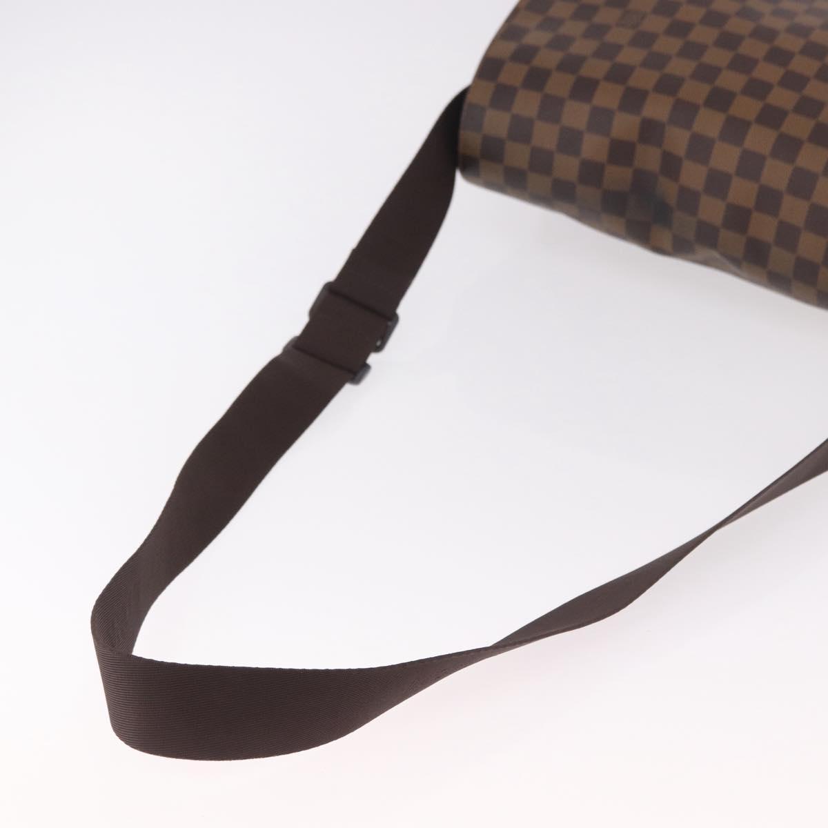 LOUIS VUITTON Damier Ebene Bastille Shoulder Bag N45258 LV Auth 189380