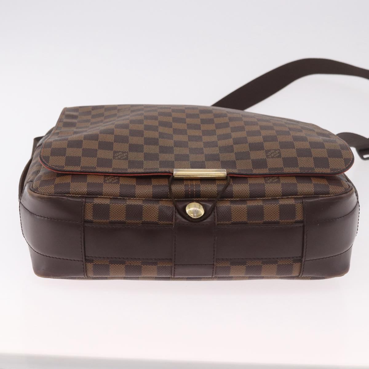 LOUIS VUITTON Damier Ebene Bastille Shoulder Bag N45258 LV Auth 189380