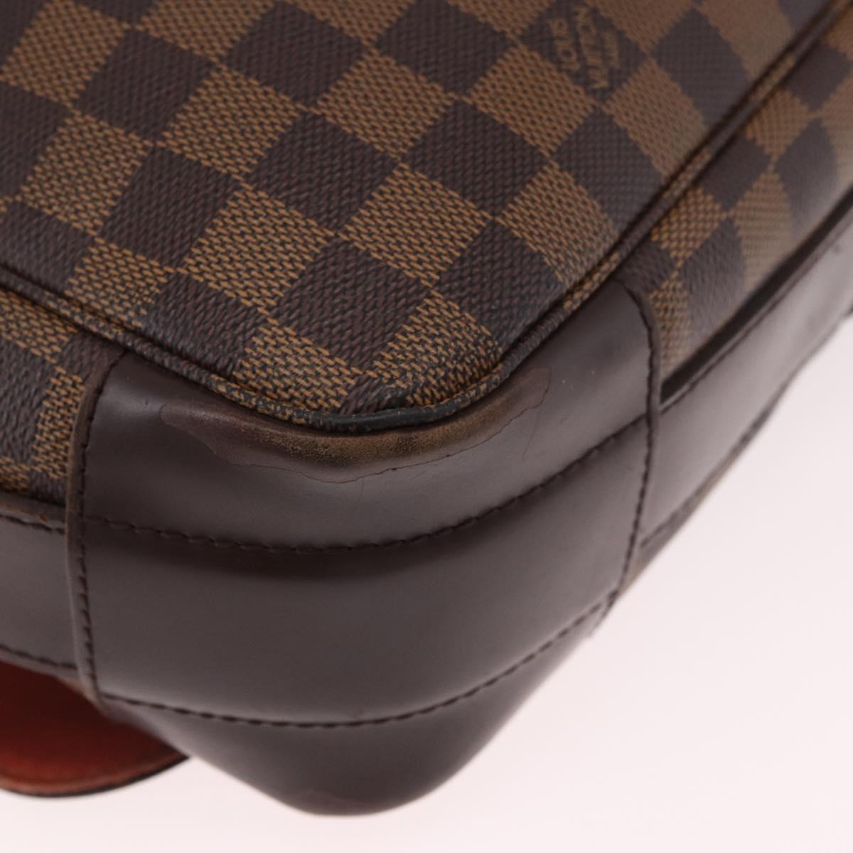 LOUIS VUITTON Damier Ebene Bastille Shoulder Bag N45258 LV Auth 189380