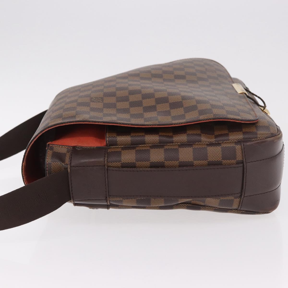 LOUIS VUITTON Damier Ebene Bastille Shoulder Bag N45258 LV Auth 189380