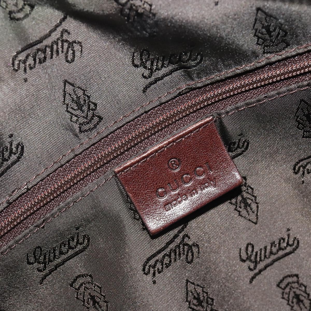 GUCCI GG Crystal Hand Bag Coated Canvas Pink Brown gold 181487 Auth 189418