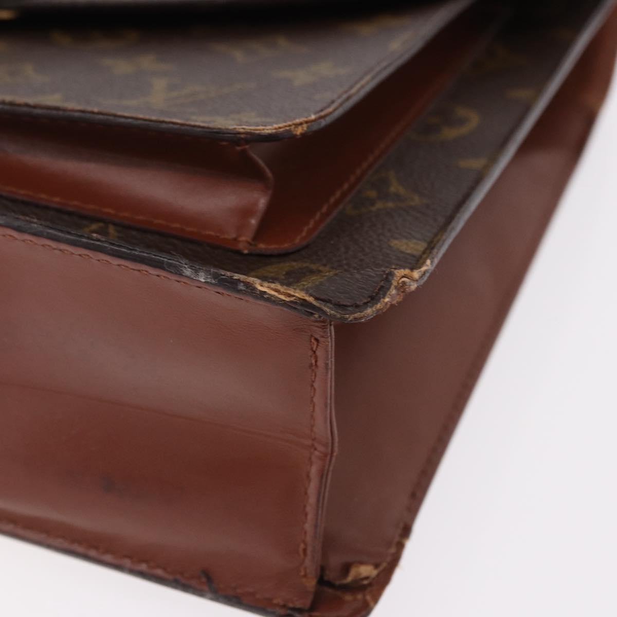 LOUIS VUITTON Monogram Monceau 28 Hand Bag M51185 LV Auth 189419