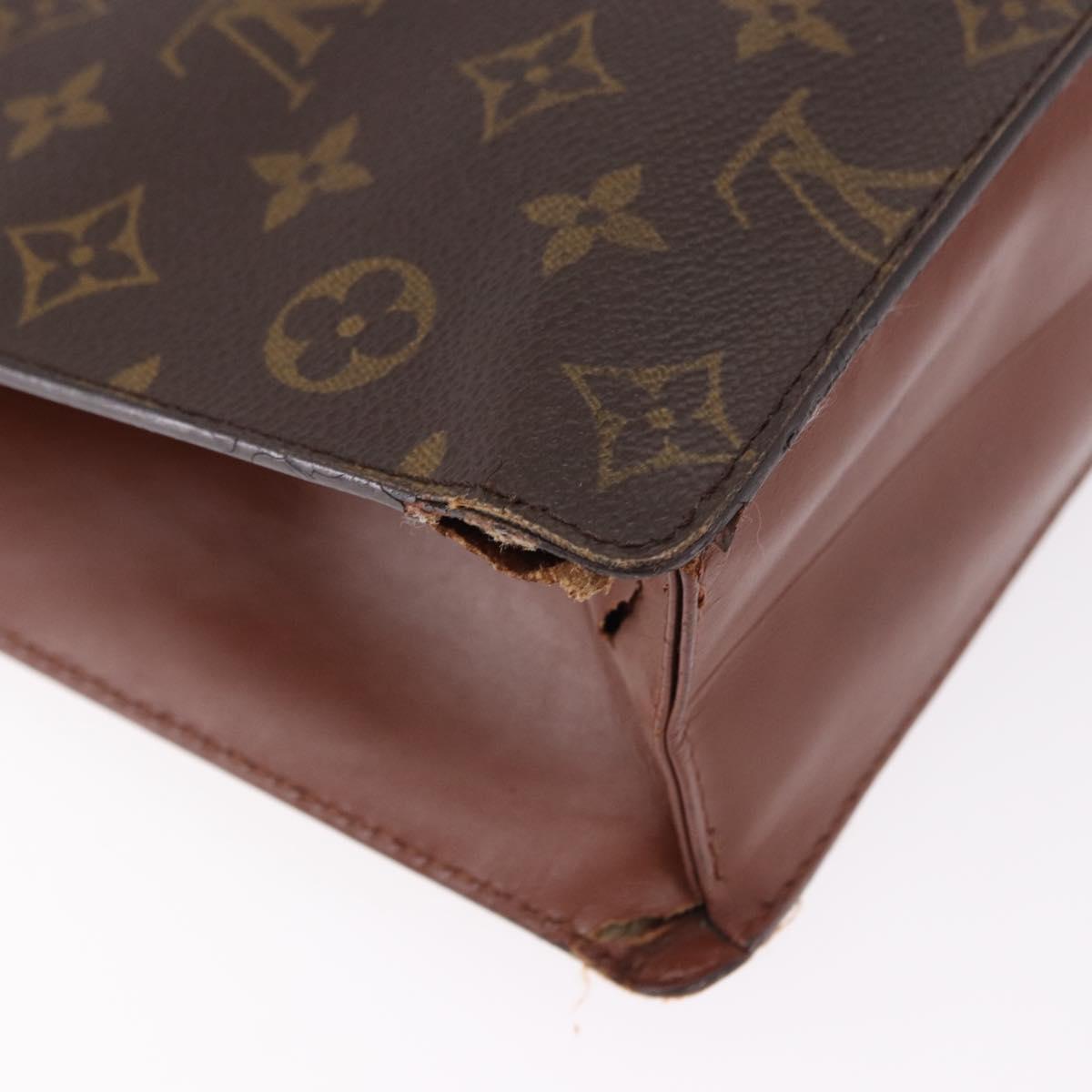 LOUIS VUITTON Monogram Monceau 28 Hand Bag M51185 LV Auth 189419