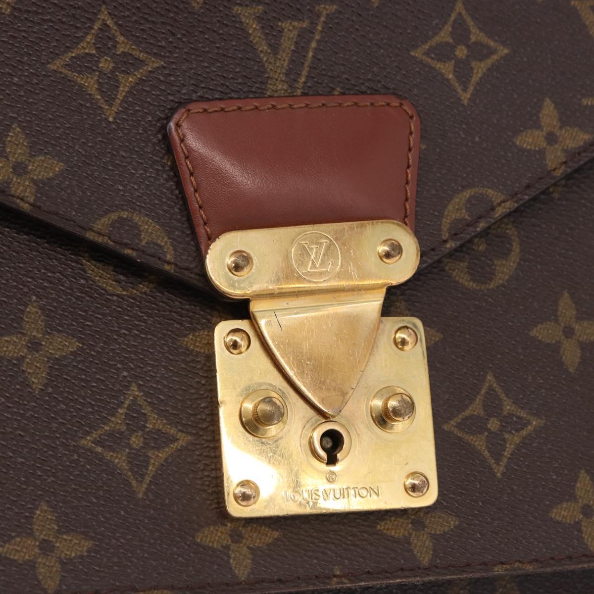LOUIS VUITTON Monogram Monceau 28 Hand Bag M51185 LV Auth 189419