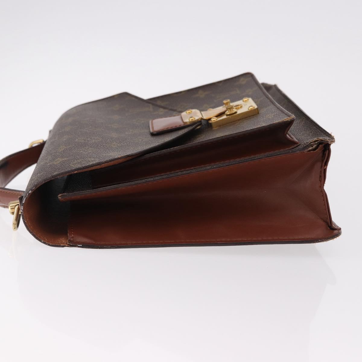 LOUIS VUITTON Monogram Monceau 28 Hand Bag M51185 LV Auth 189419