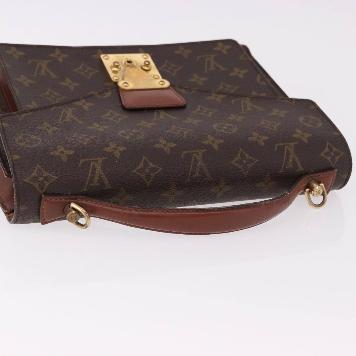 LOUIS VUITTON Monogram Monceau 28 Hand Bag M51185 LV Auth 189419