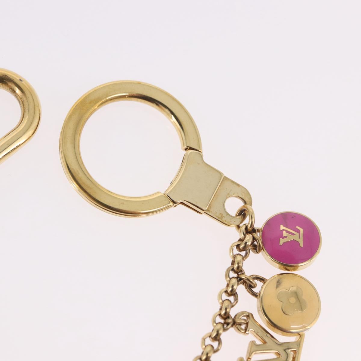 LOUIS VUITTON Porte Cles Chainne Pastille Key Holder metal M66172 LV Auth 189518