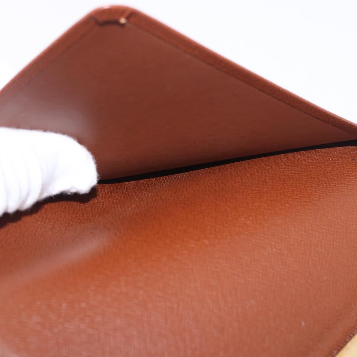 LOUIS VUITTON Monogram Agenda MM Day Planner Cover R20105 LV Auth 189519