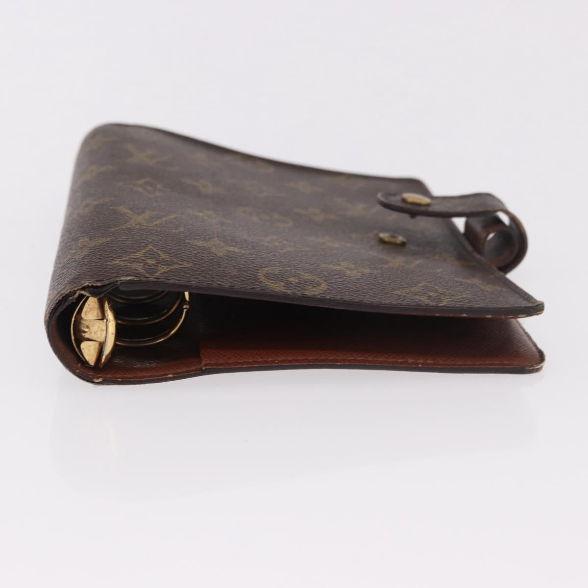 LOUIS VUITTON Monogram Agenda MM Day Planner Cover R20105 LV Auth 189519