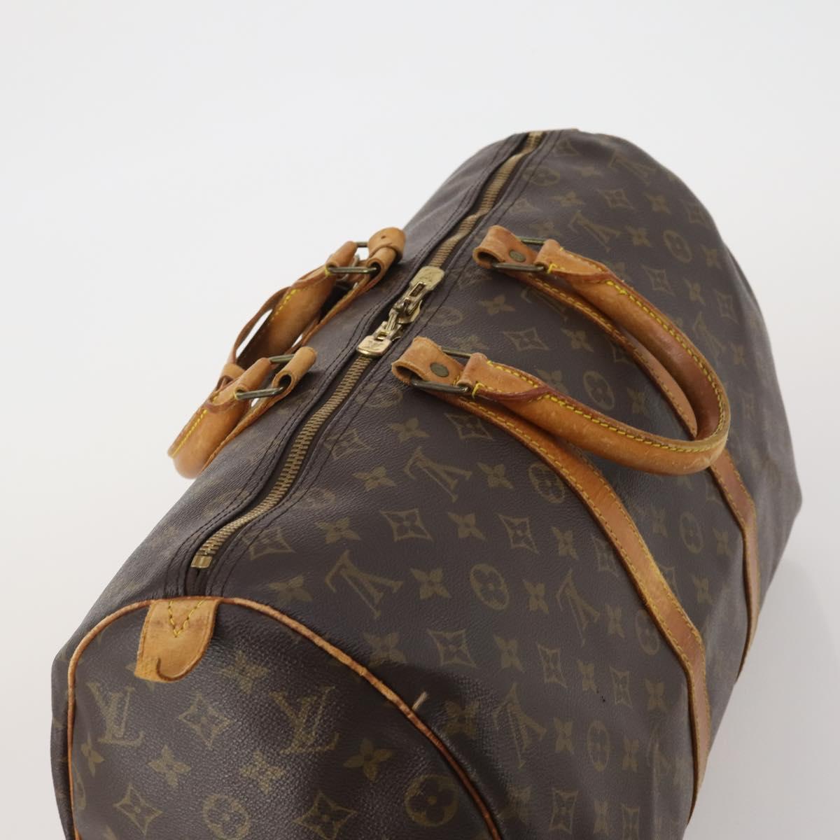LOUIS VUITTON Monogram Keepall 45 Boston Bag M41428 LV Auth 189521