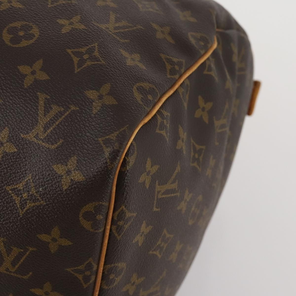 LOUIS VUITTON Monogram Keepall 55 Boston Bag M41424 LV Auth 189522