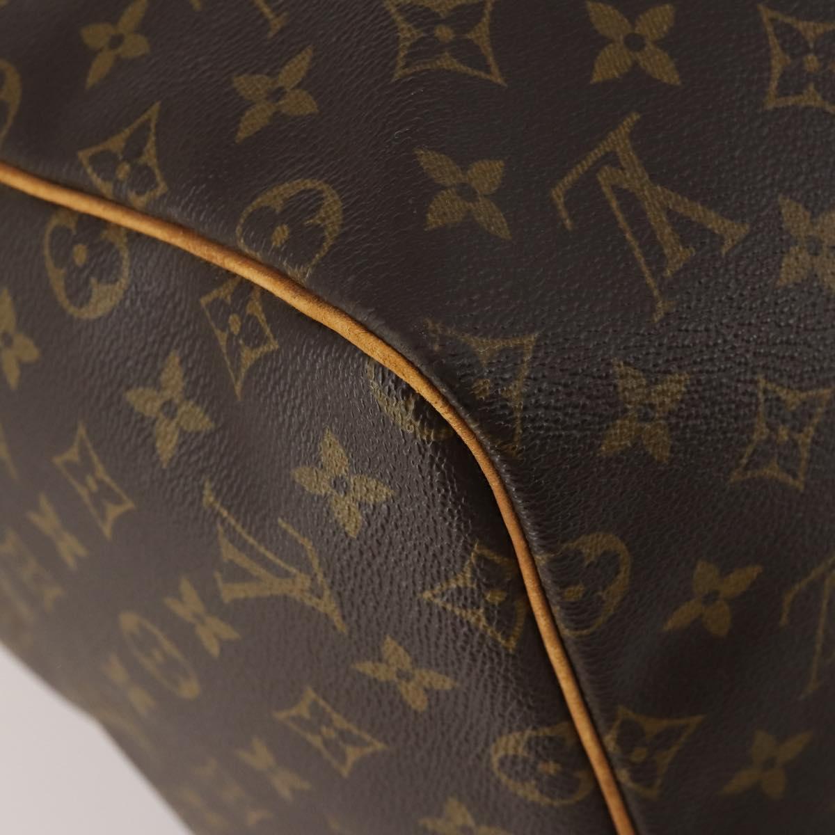 LOUIS VUITTON Monogram Keepall 55 Boston Bag M41424 LV Auth 189522