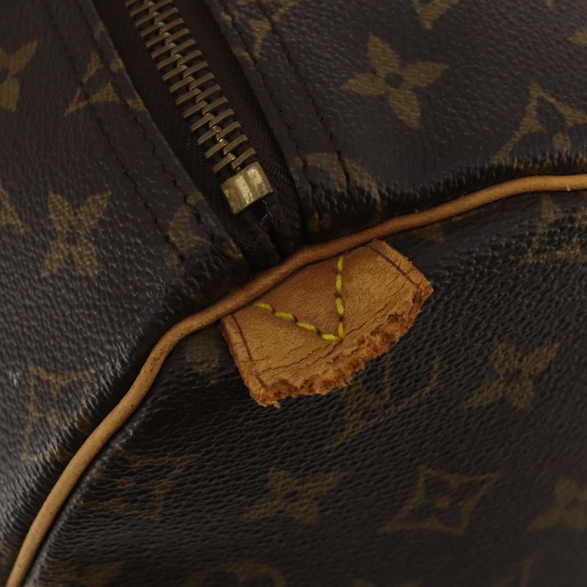 LOUIS VUITTON Monogram Keepall 55 Boston Bag M41424 LV Auth 189522