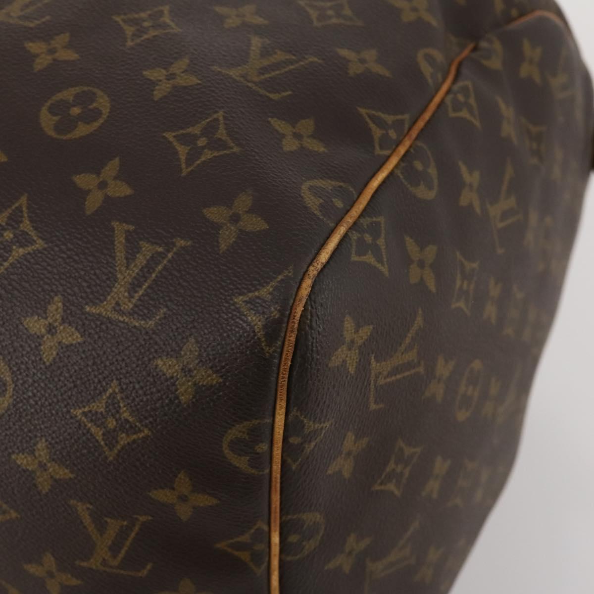 LOUIS VUITTON Monogram Keepall 55 Boston Bag M41424 LV Auth 189523