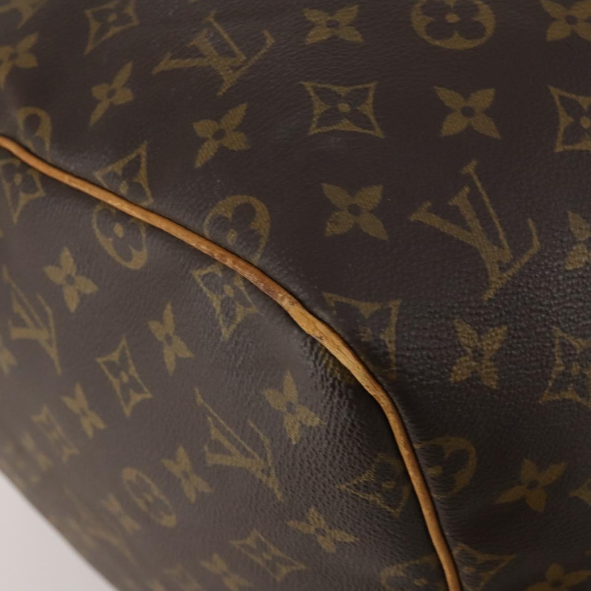 LOUIS VUITTON Monogram Keepall 55 Boston Bag M41424 LV Auth 189523
