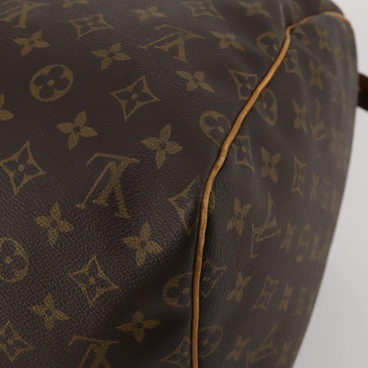 LOUIS VUITTON Monogram Keepall 55 Boston Bag M41424 LV Auth 189523