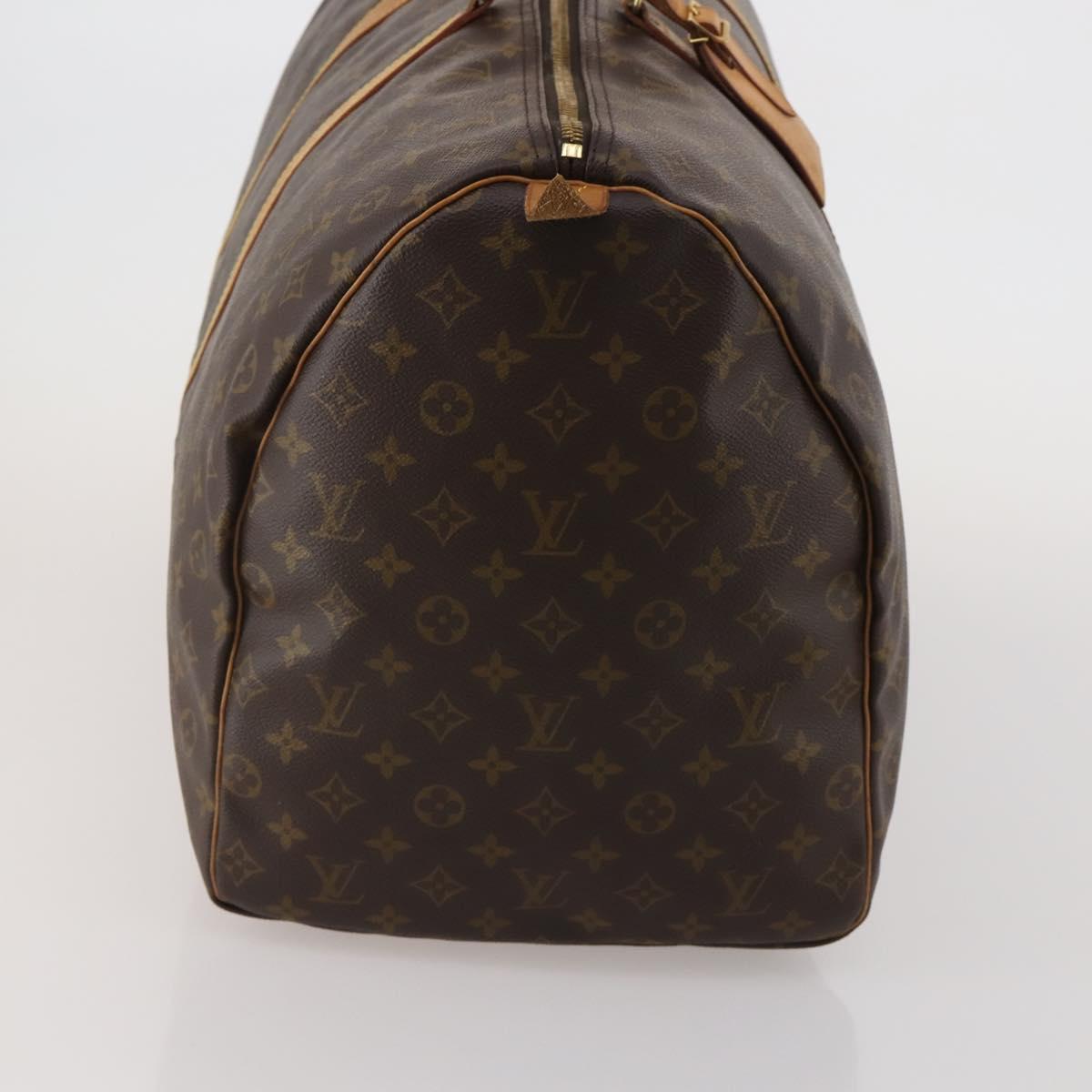 LOUIS VUITTON Monogram Keepall 60 Boston Bag M41422 LV Auth 189524