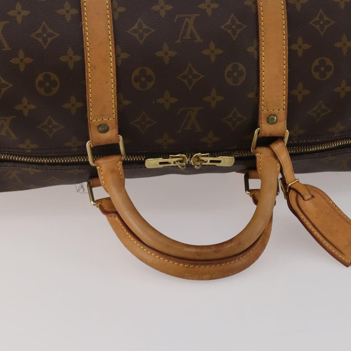 LOUIS VUITTON Monogram Keepall 60 Boston Bag M41422 LV Auth 189524