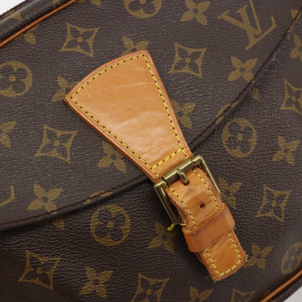 LOUIS VUITTON Monogram Jeune Fille GM Shoulder Bag M51225 LV Auth 189527