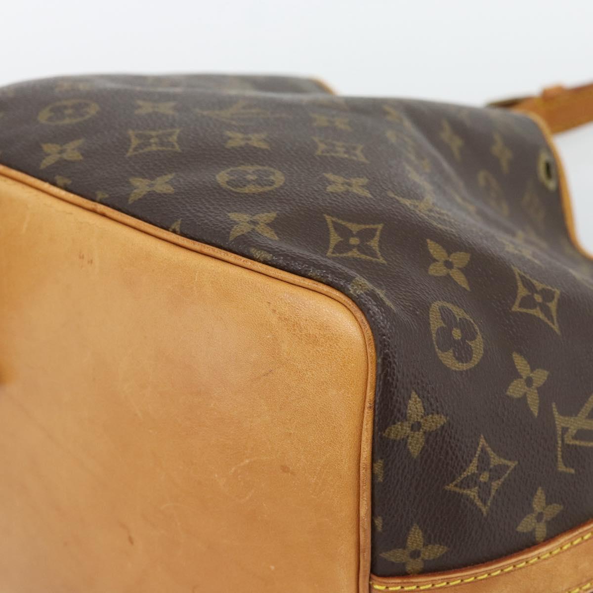 LOUIS VUITTON Monogram Petit Noe Shoulder Bag M42226 LV Auth 189528