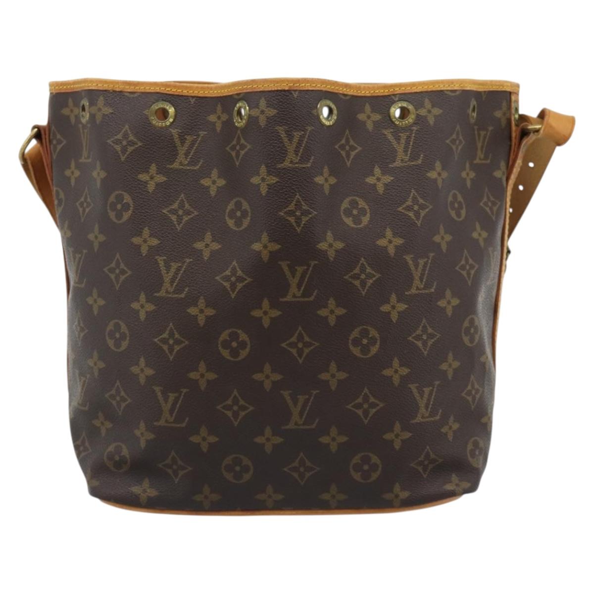 LOUIS VUITTON Monogram Petit Noe Shoulder Bag M42226 LV Auth 189528