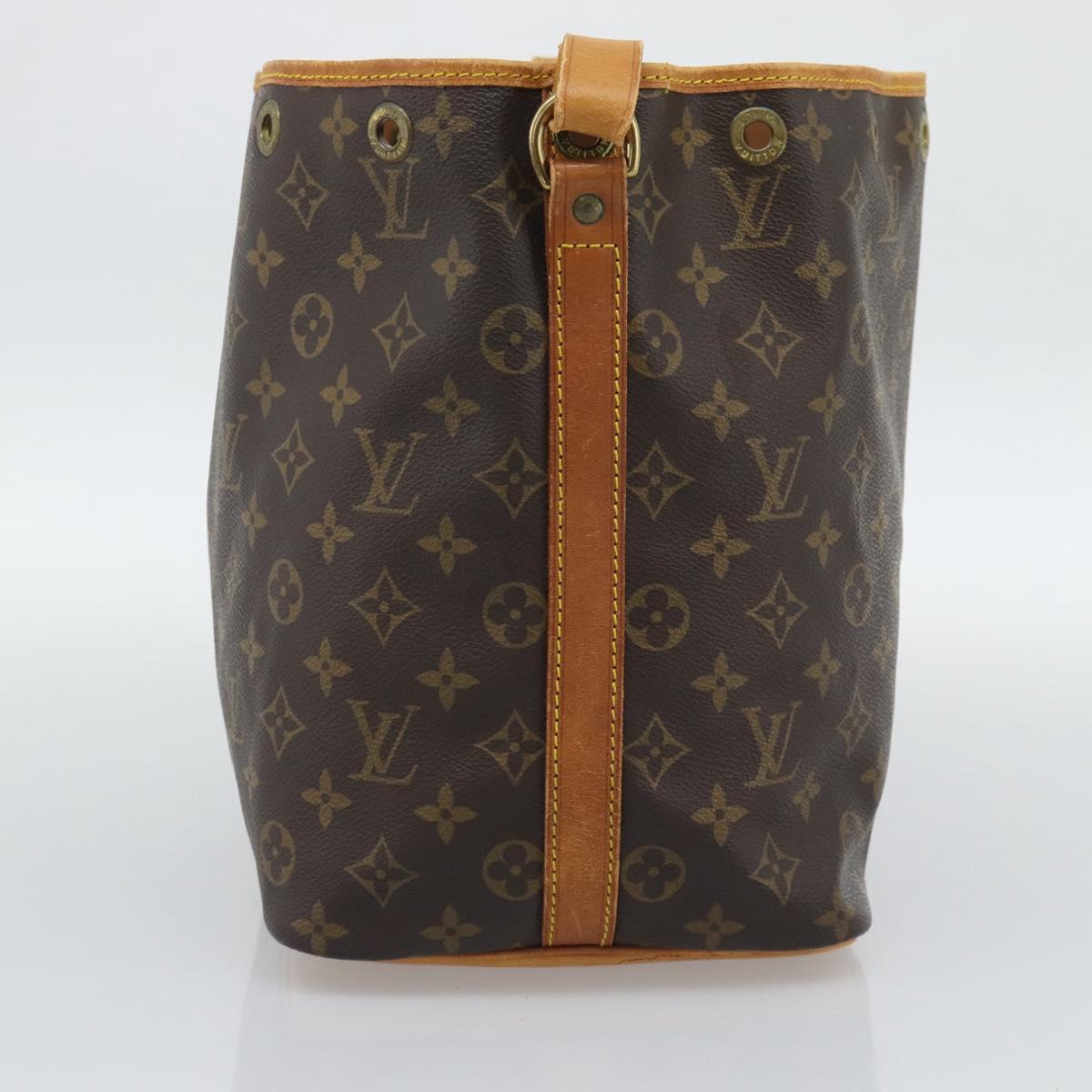 LOUIS VUITTON Monogram Petit Noe Shoulder Bag M42226 LV Auth 189528
