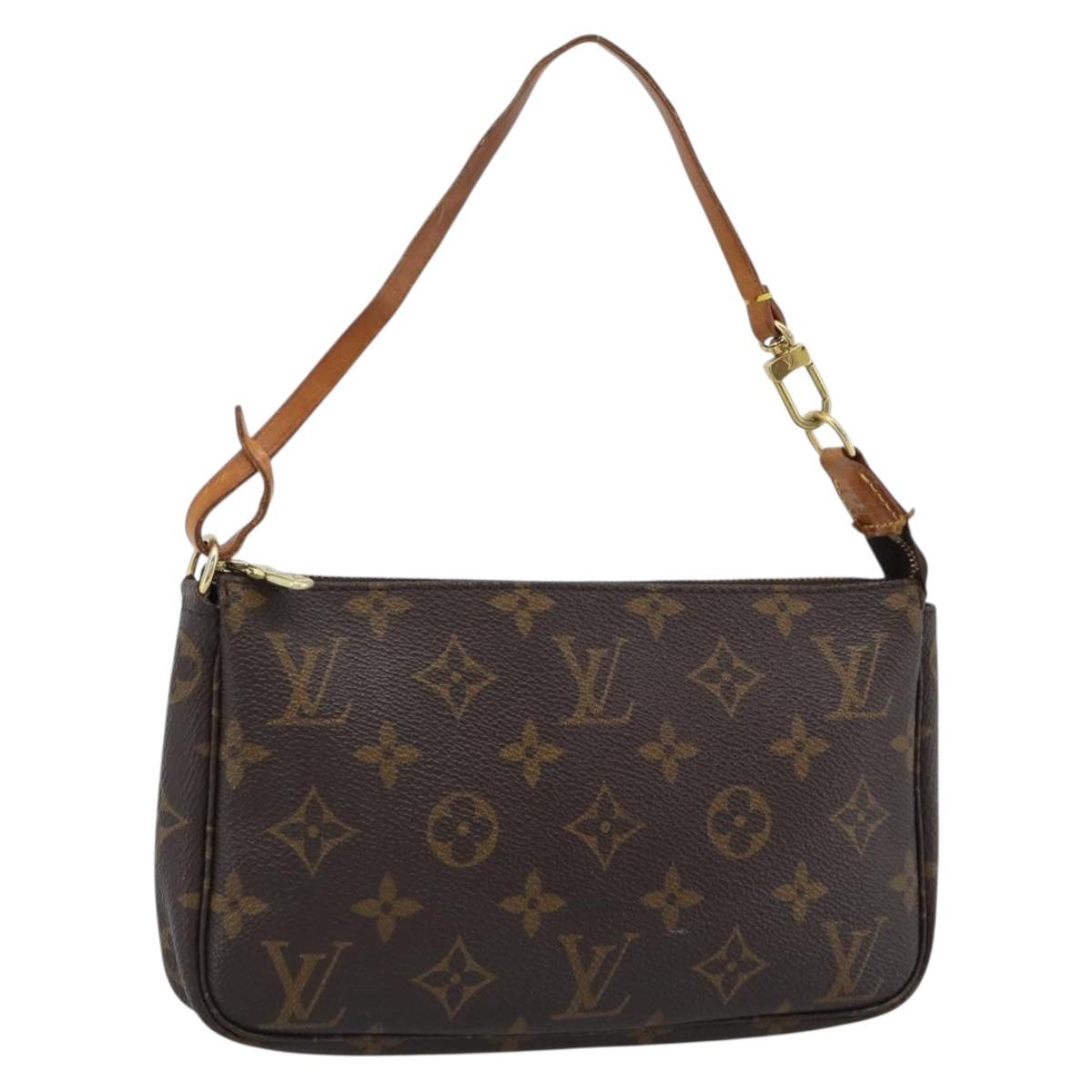LOUIS VUITTON Monogram Pochette Accessoires Pouch M51980 LV Auth 189529