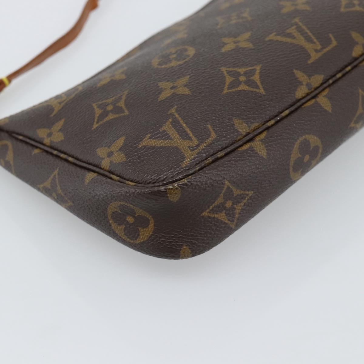 LOUIS VUITTON Monogram Pochette Accessoires Pouch M51980 LV Auth 189529