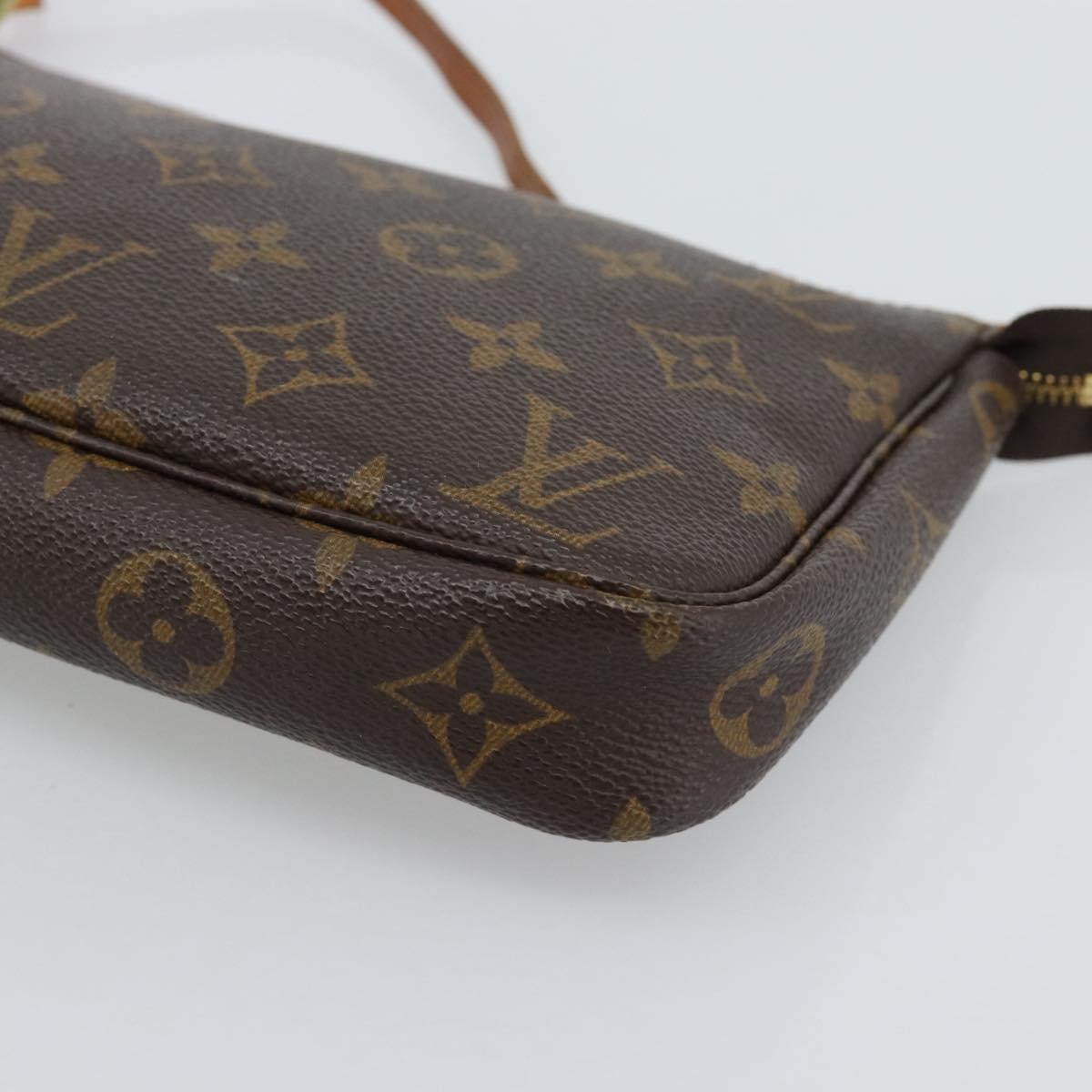 LOUIS VUITTON Monogram Pochette Accessoires Pouch M51980 LV Auth 189529