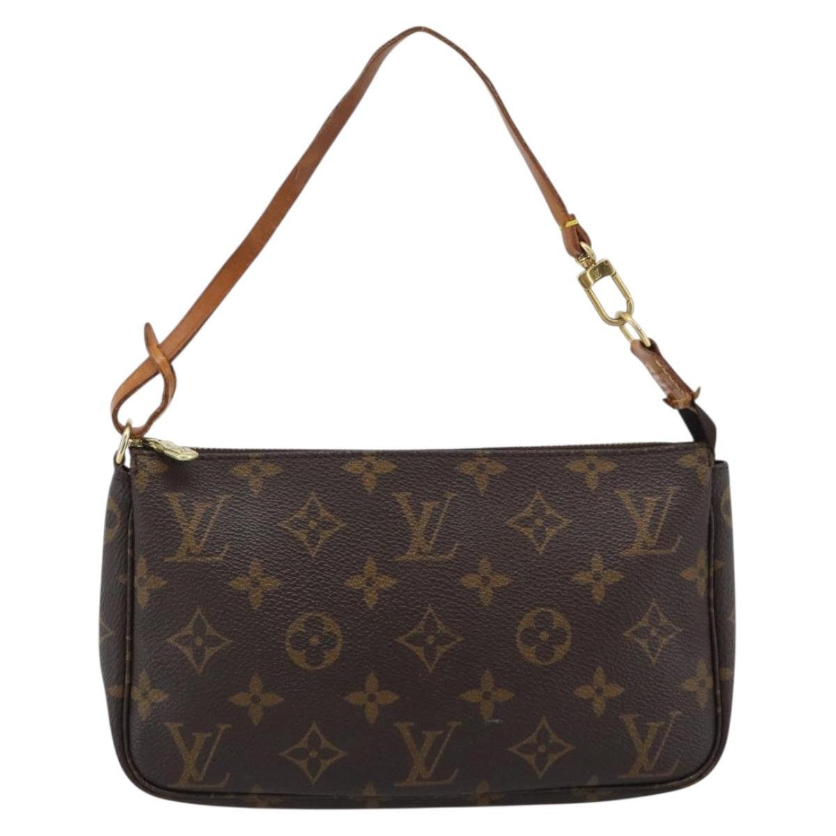 LOUIS VUITTON Monogram Pochette Accessoires Pouch M51980 LV Auth 189529