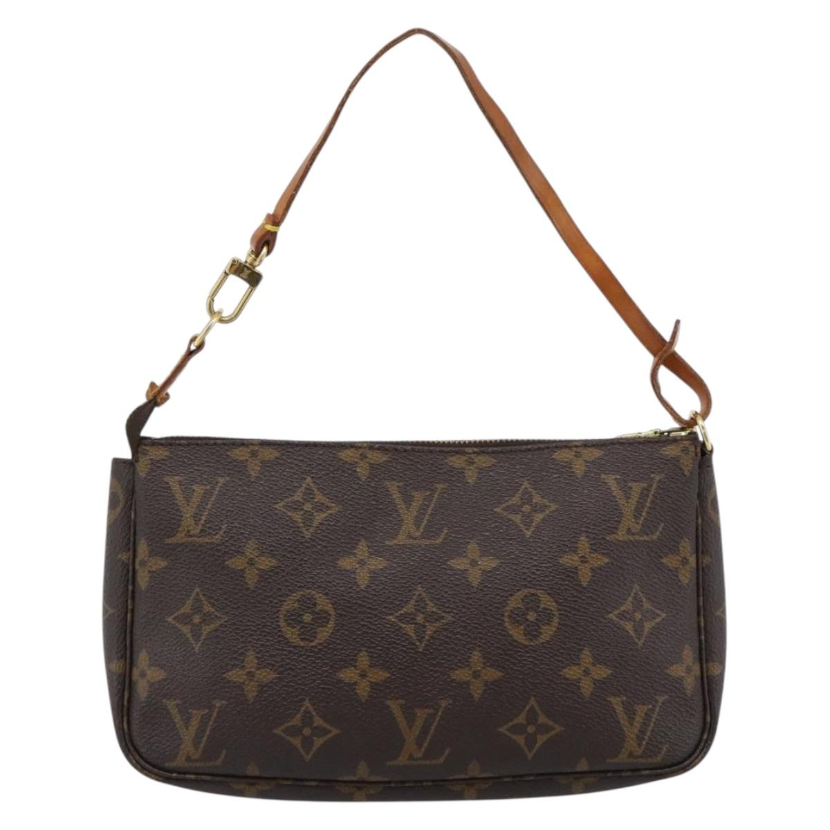 LOUIS VUITTON Monogram Pochette Accessoires Pouch M51980 LV Auth 189529