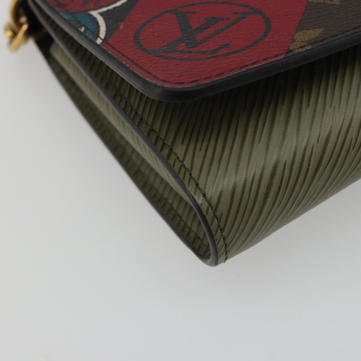 LOUIS VUITTON Monogram Kabuki Epi Portefeuille Twist Wallet M67260 Auth 189564SM