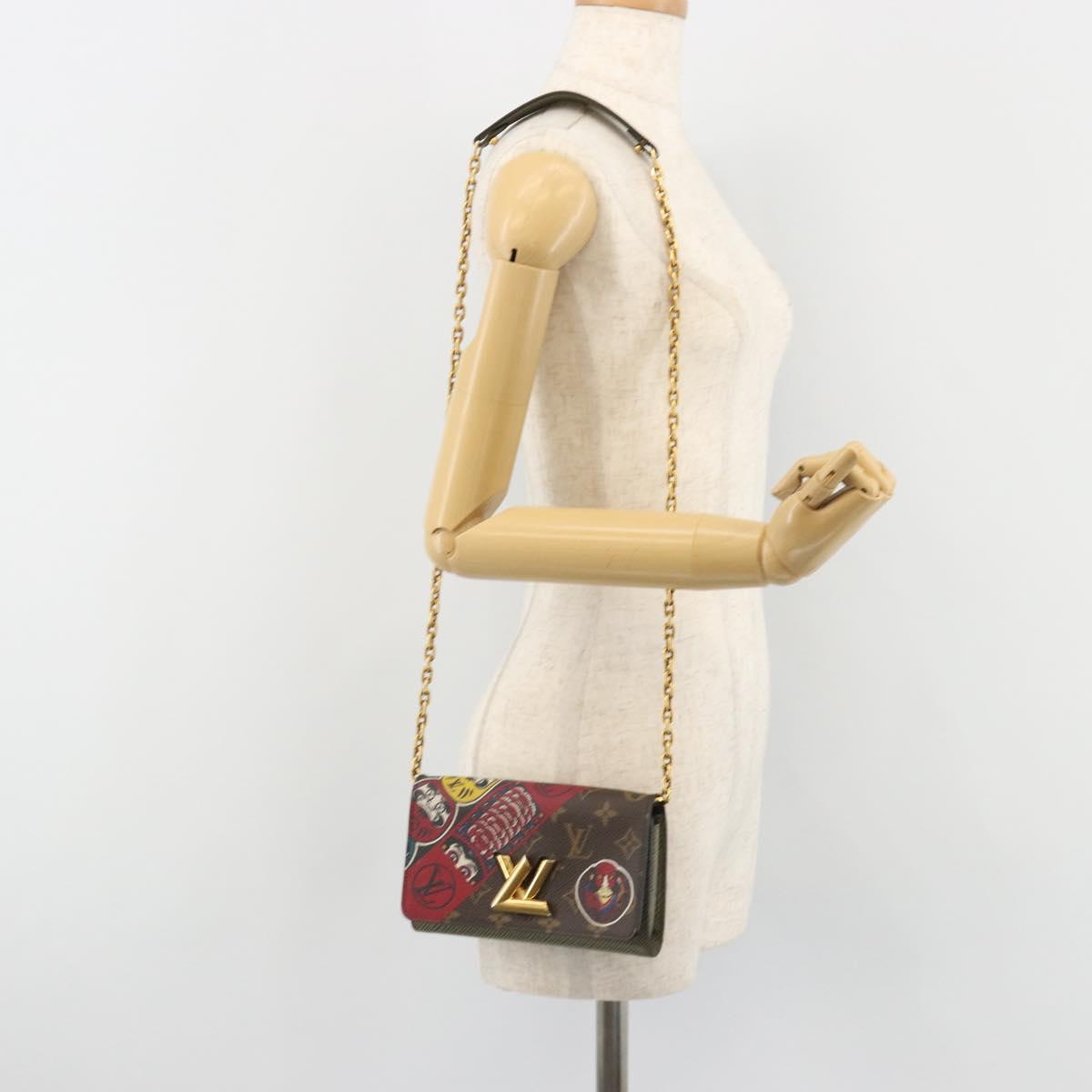 LOUIS VUITTON Monogram Kabuki Epi Portefeuille Twist Wallet M67260 Auth 189564SM