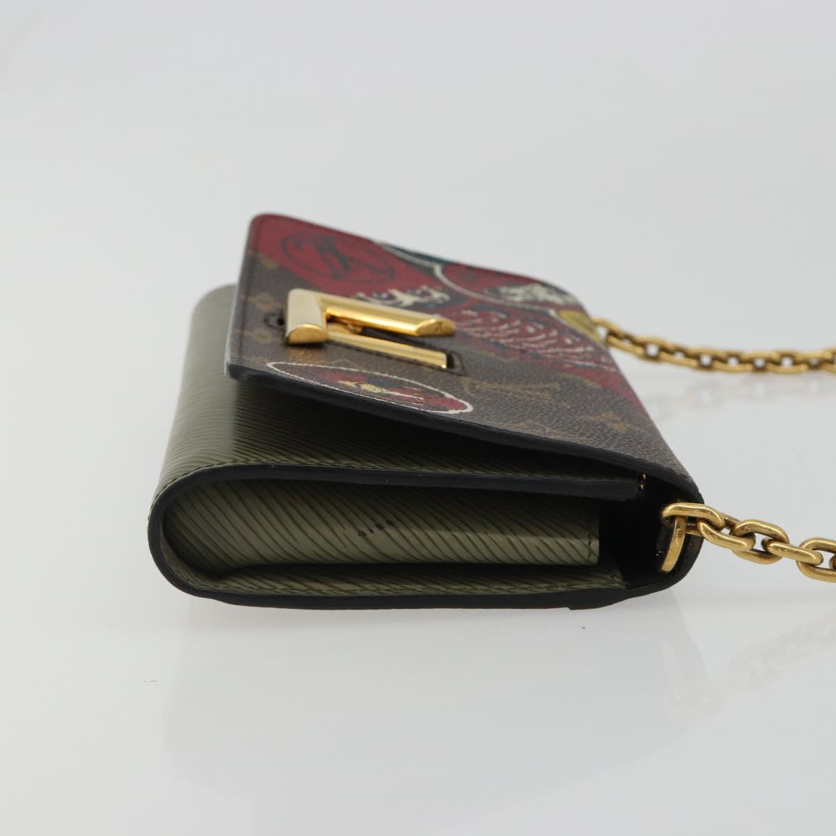 LOUIS VUITTON Monogram Kabuki Epi Portefeuille Twist Wallet M67260 Auth 189564SM