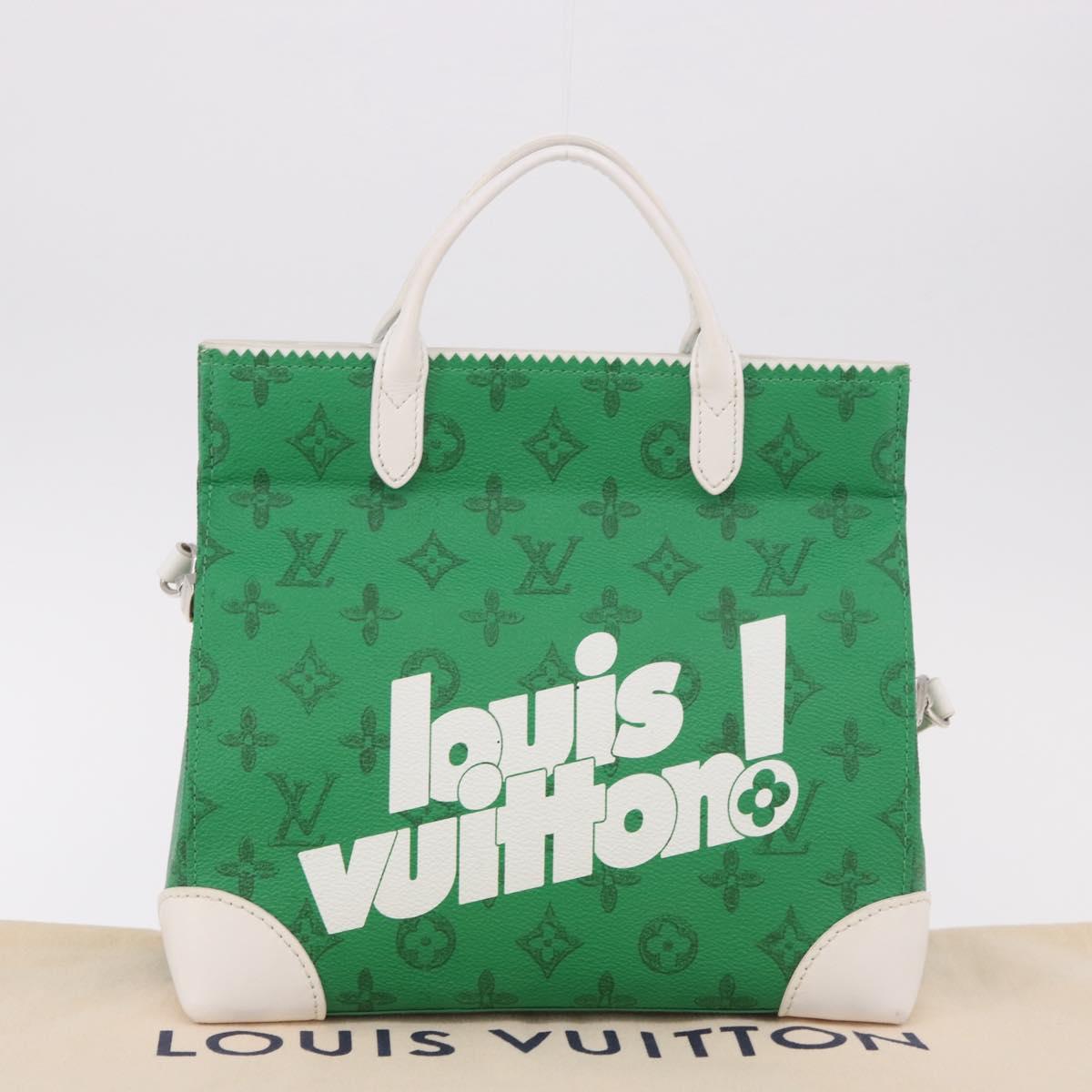 LOUIS VUITTON Monogram Everyday LV Shoulder Bag Green M80815 LV Auth 189565SM