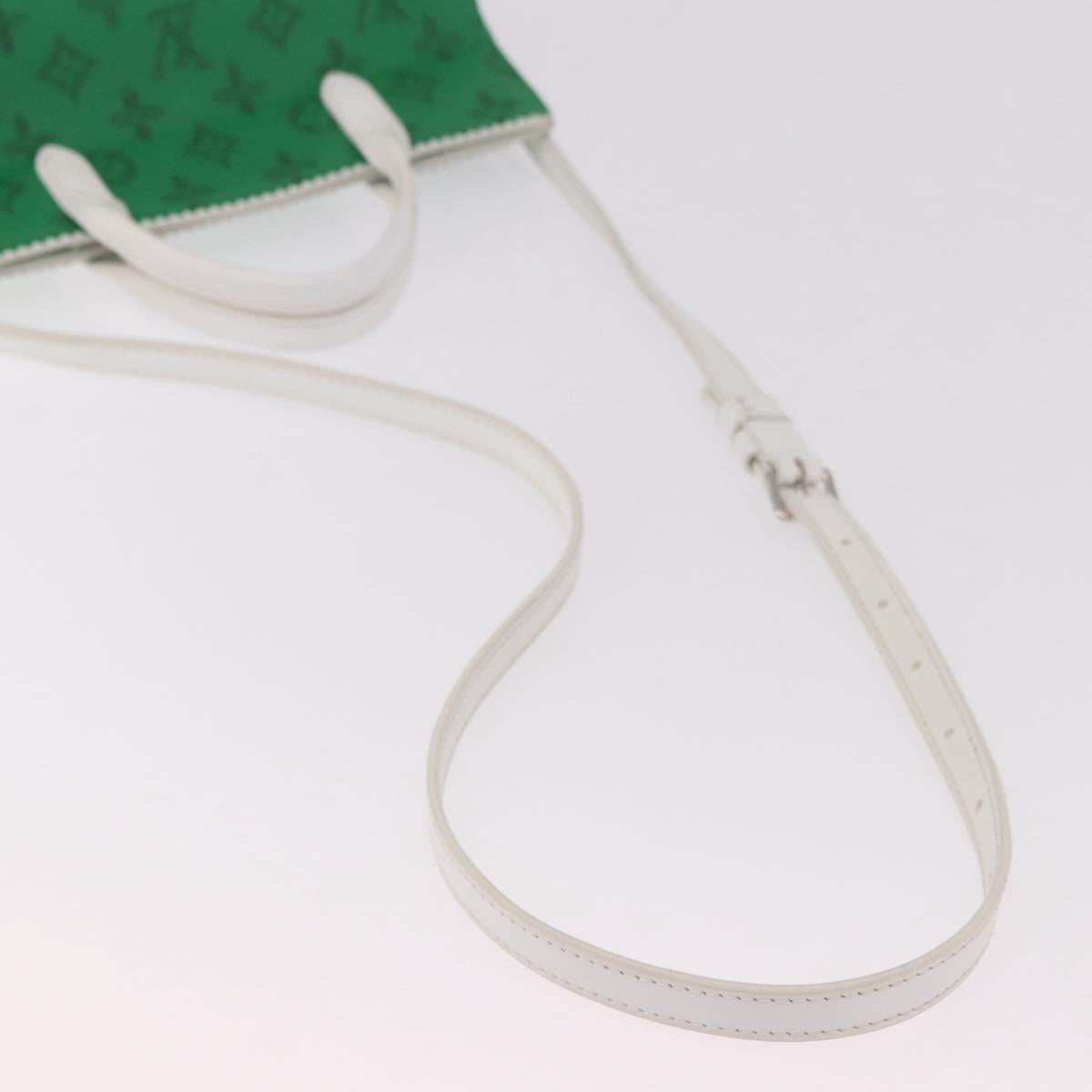LOUIS VUITTON Monogram Everyday LV Shoulder Bag Green M80815 LV Auth 189565SM