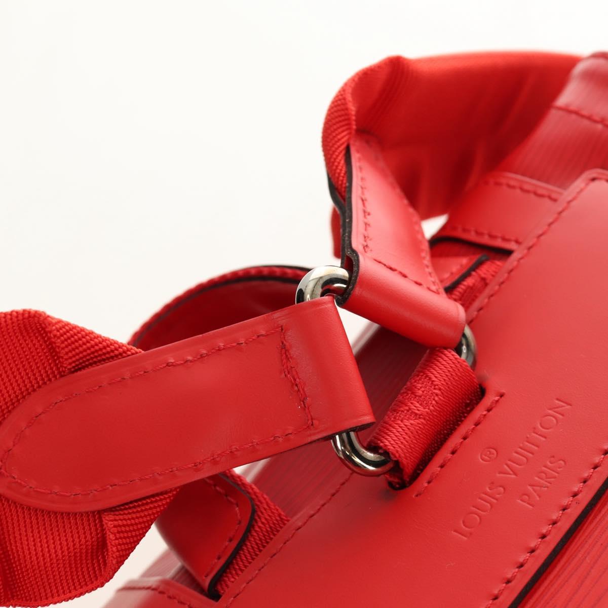 LOUIS VUITTON Epi Christopher PM Backpack LV × Supreme Red M53414 Auth 189566SM