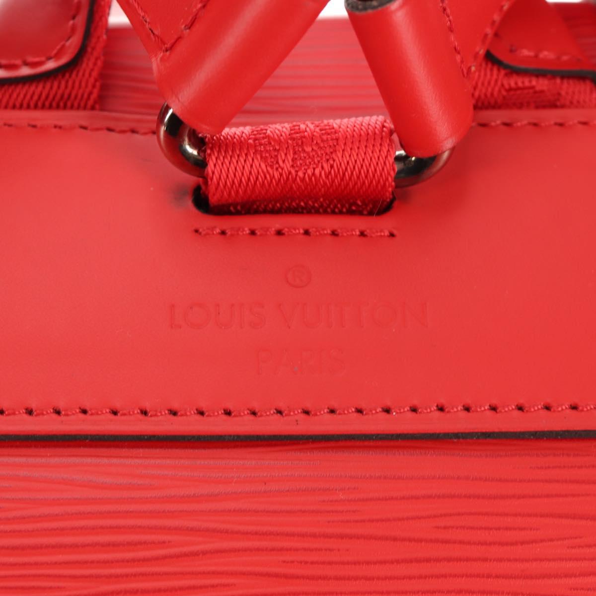 LOUIS VUITTON Epi Christopher PM Backpack LV × Supreme Red M53414 Auth 189566SM
