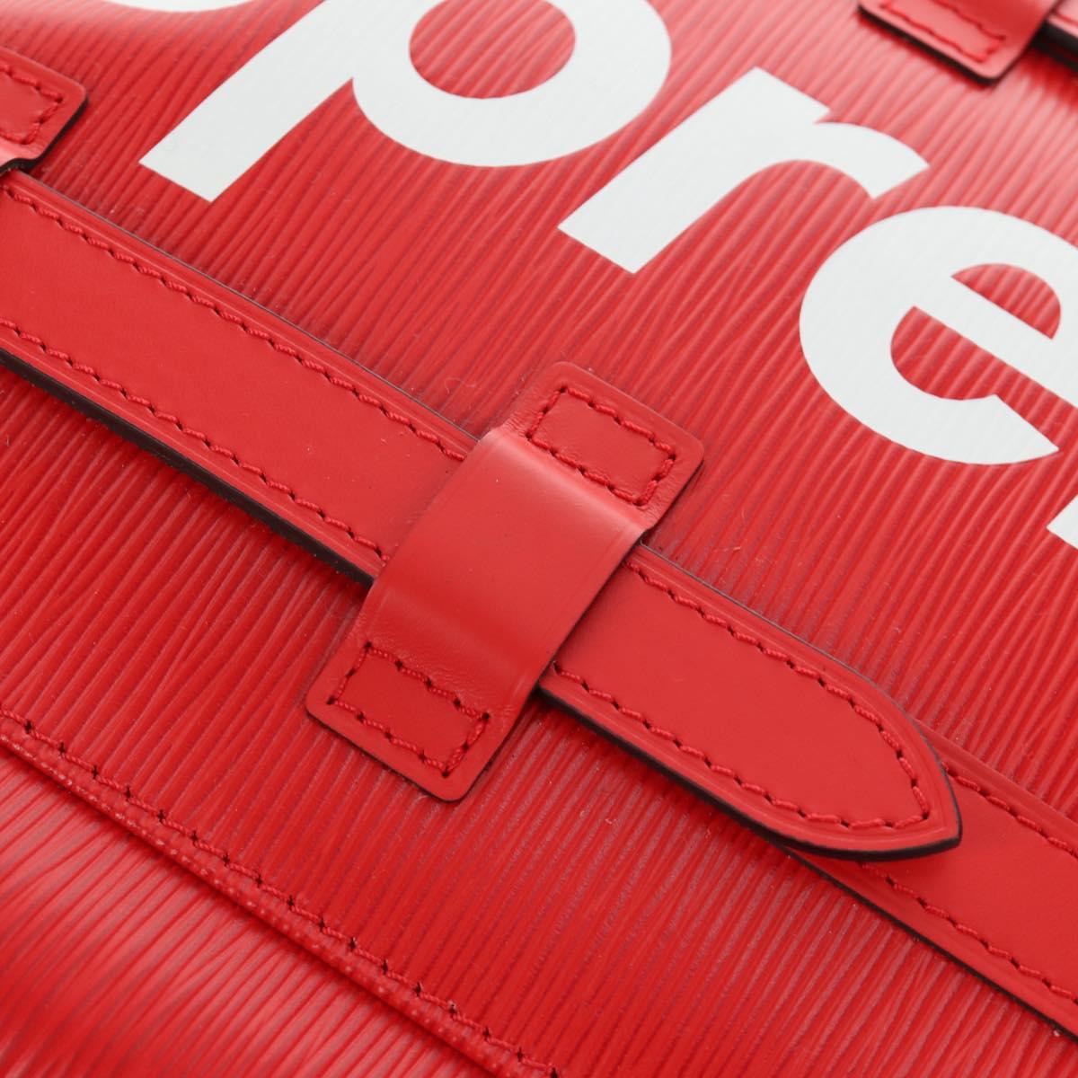 LOUIS VUITTON Epi Christopher PM Backpack LV × Supreme Red M53414 Auth 189566SM