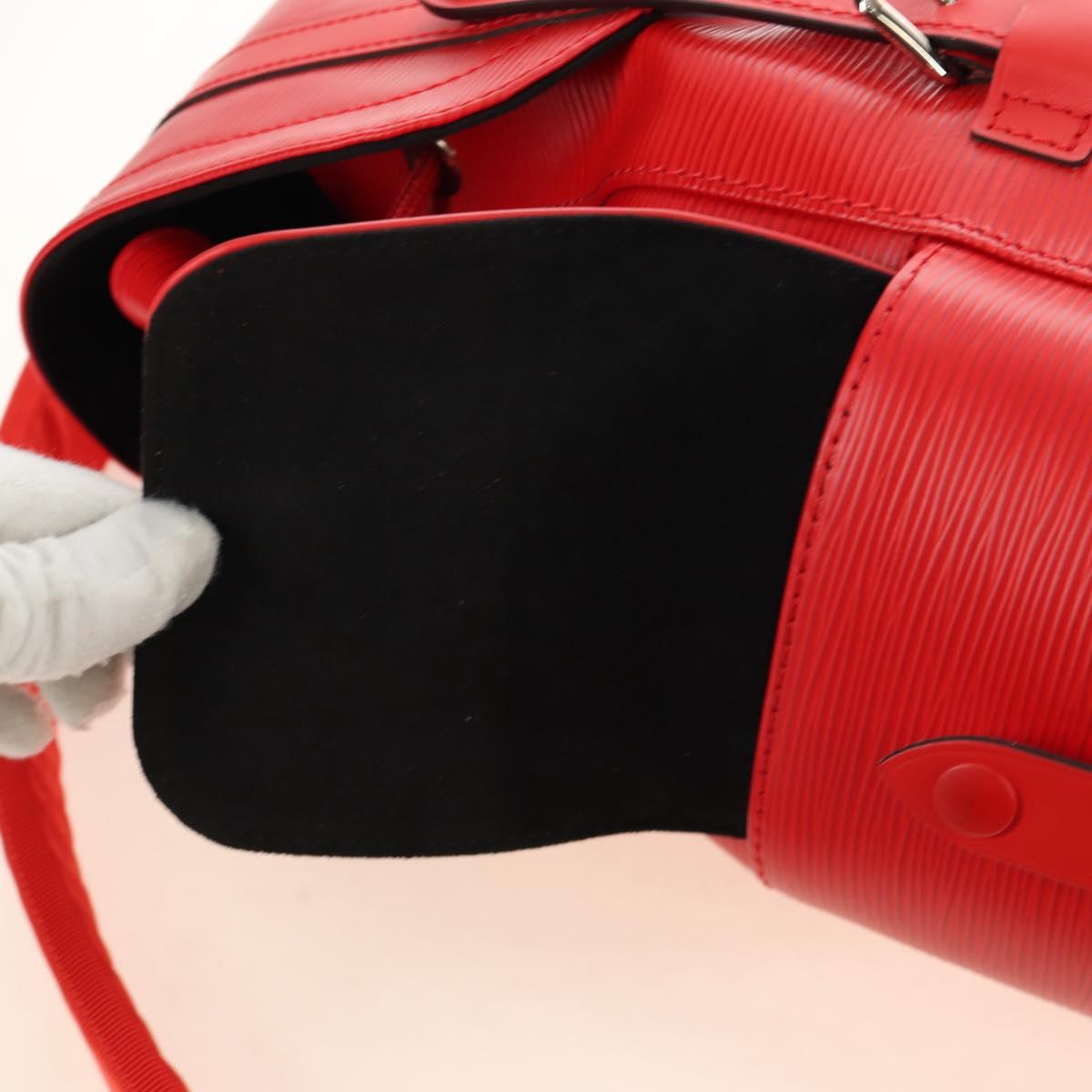 LOUIS VUITTON Epi Christopher PM Backpack LV × Supreme Red M53414 Auth 189566SM