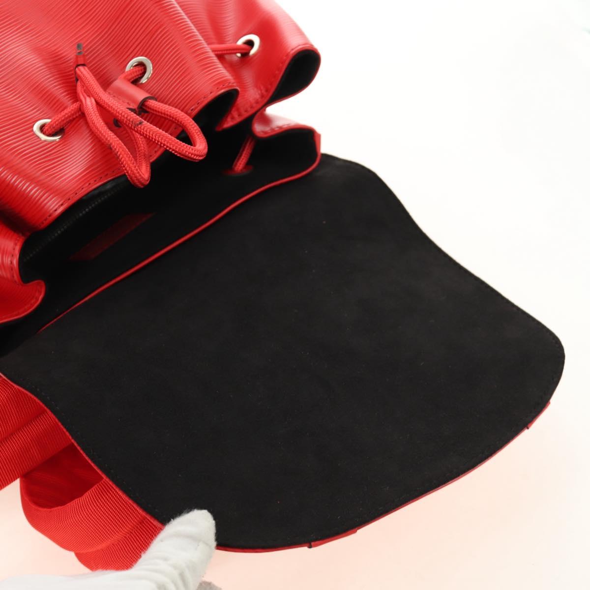 LOUIS VUITTON Epi Christopher PM Backpack LV × Supreme Red M53414 Auth 189566SM