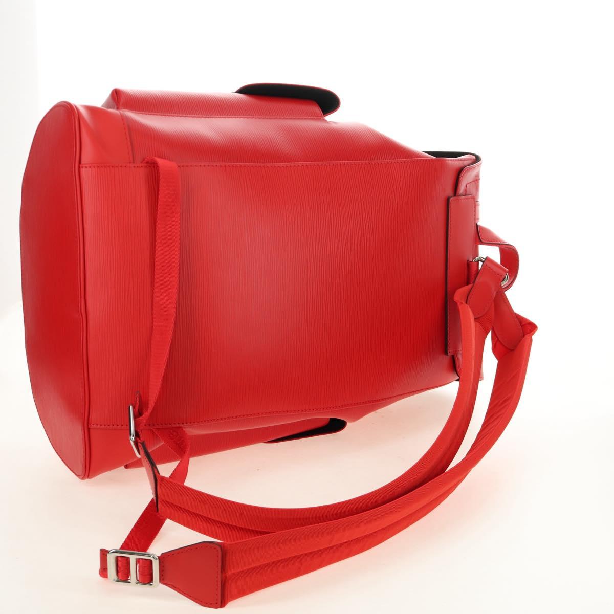 LOUIS VUITTON Epi Christopher PM Backpack LV × Supreme Red M53414 Auth 189566SM