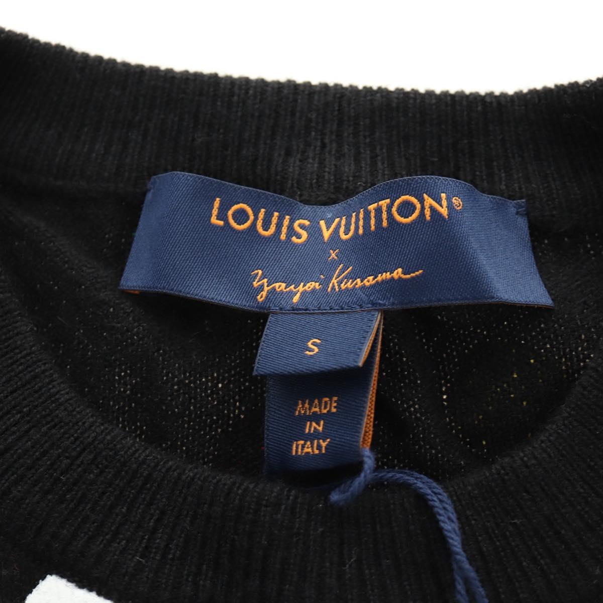 LOUIS VUITTON LVxYK Sweater Cashmere S Multicolor LV Auth 189569SAM