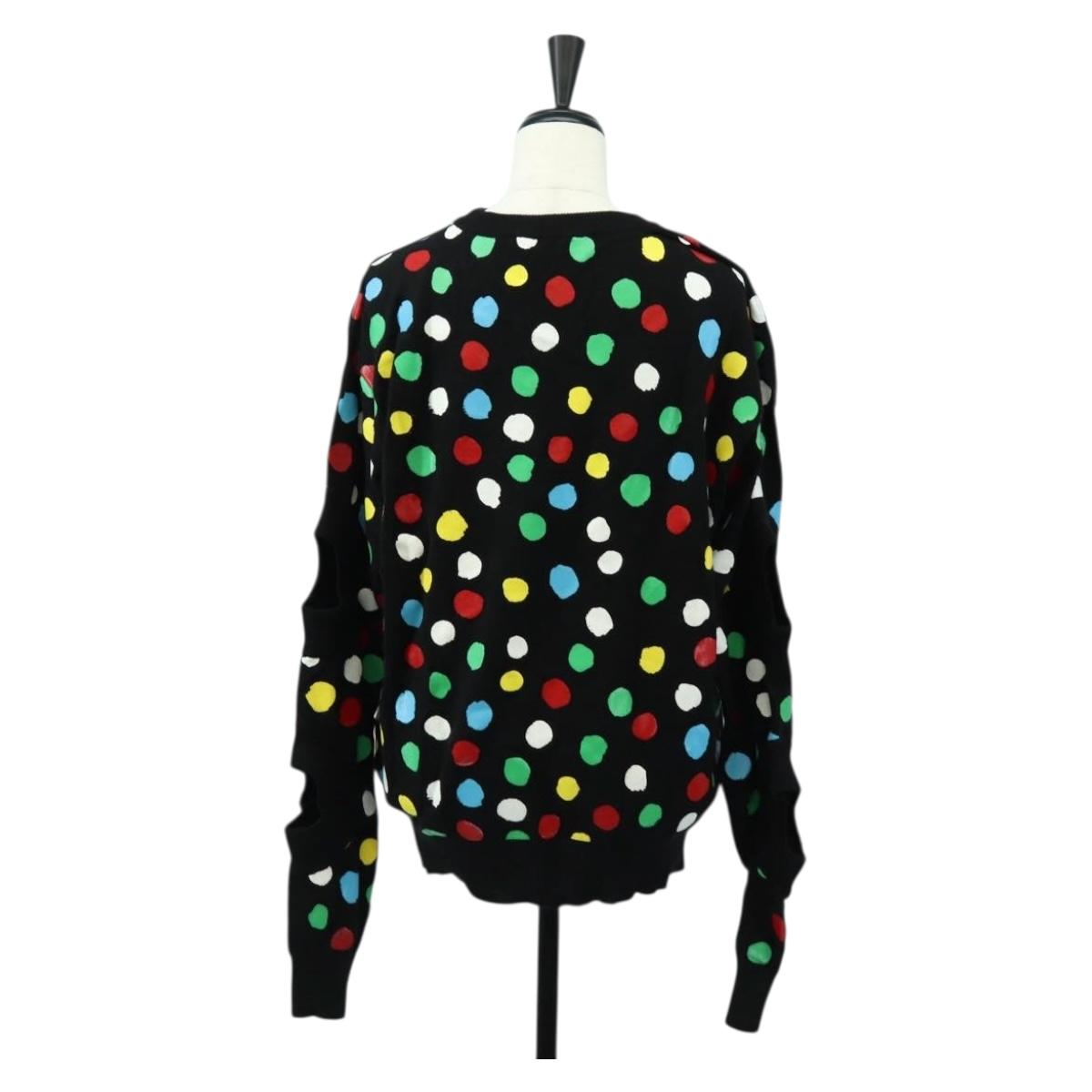 LOUIS VUITTON LVxYK Sweater Cashmere S Multicolor LV Auth 189569SAM