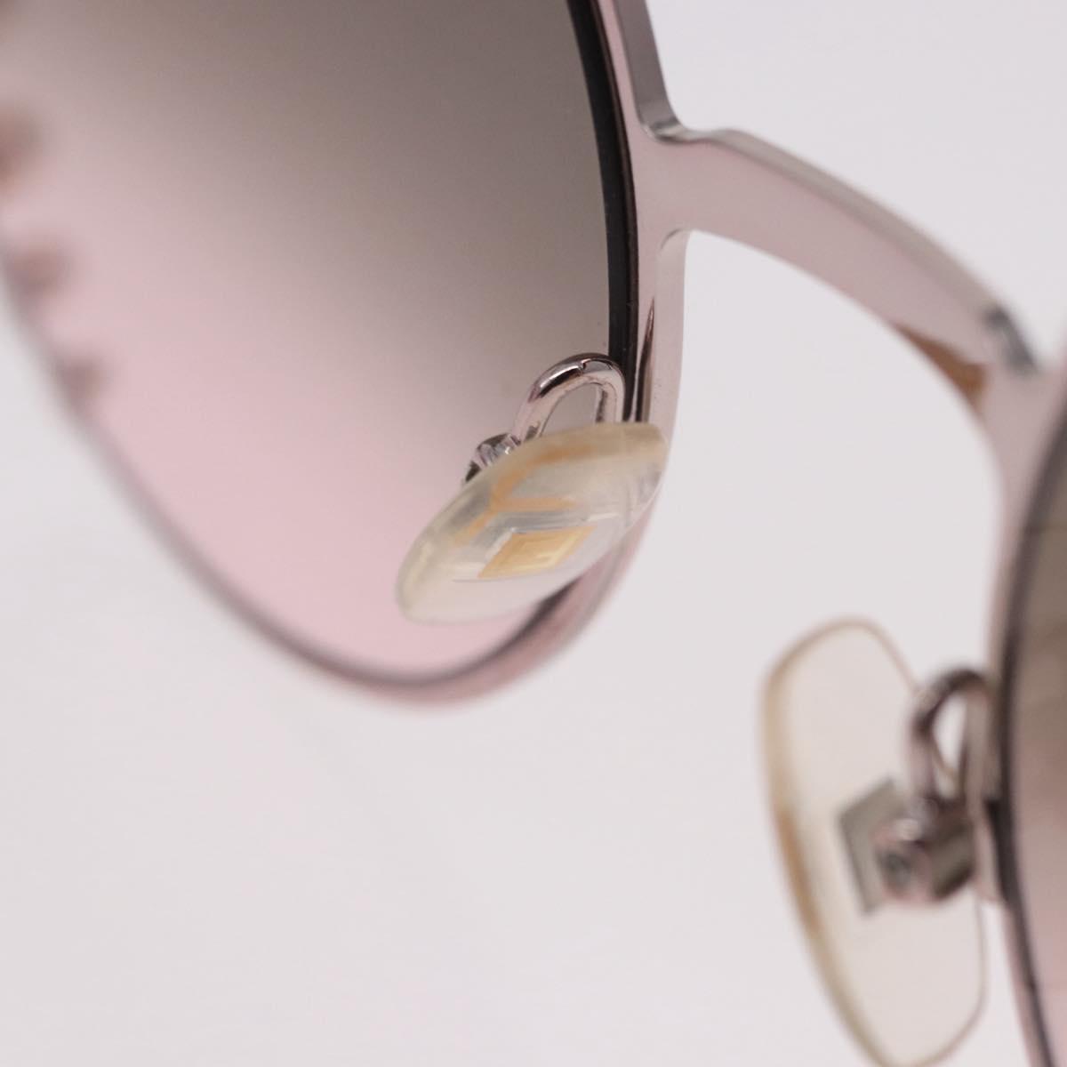 FENDI Sunglasses metal Pink Gold Auth 189574M