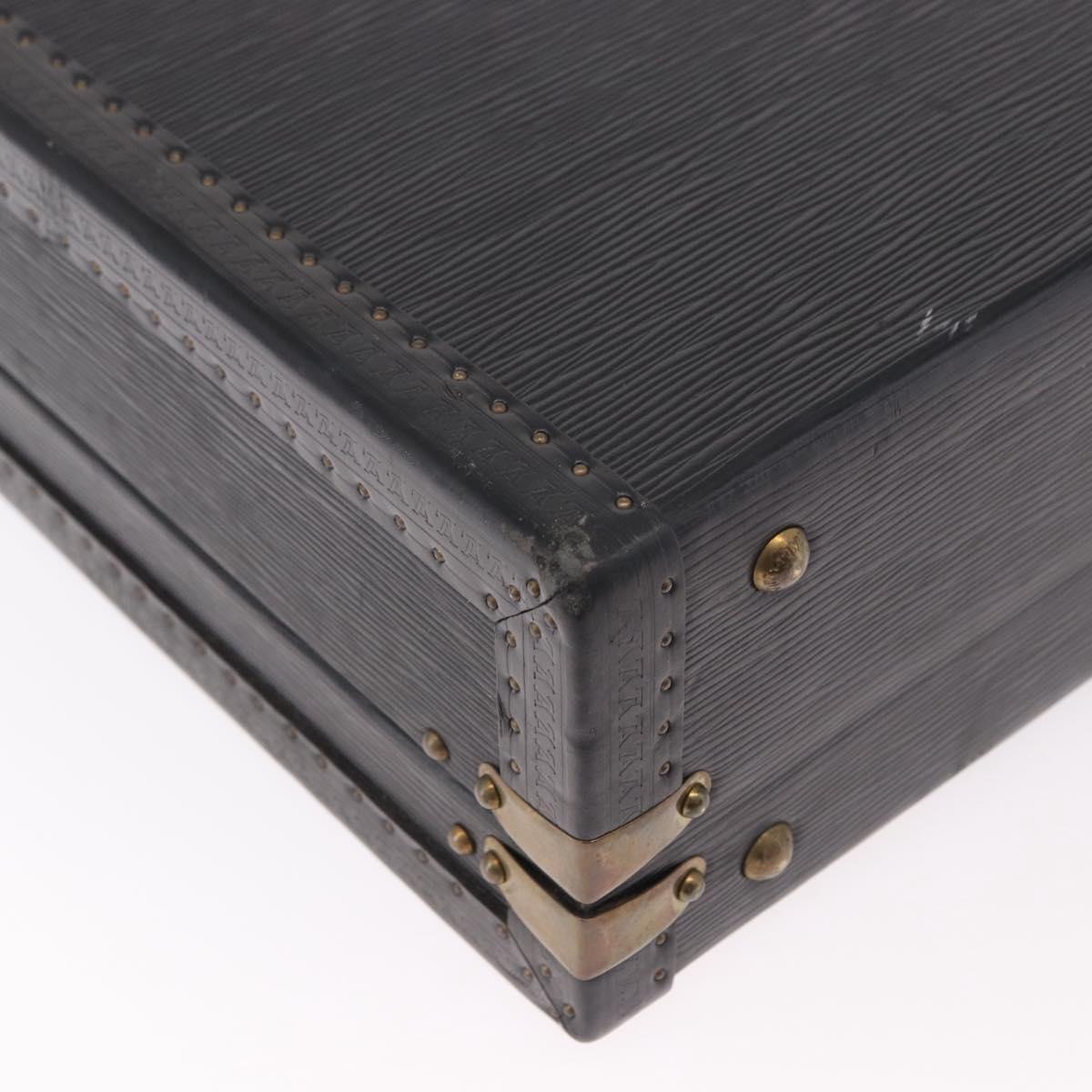 LOUIS VUITTON Epi President Trunk SPO Black M54212 LV Auth 189585