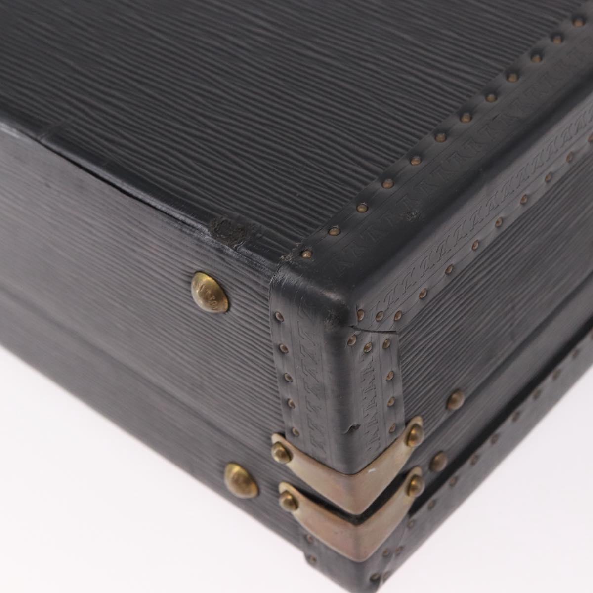 LOUIS VUITTON Epi President Trunk SPO Black M54212 LV Auth 189585